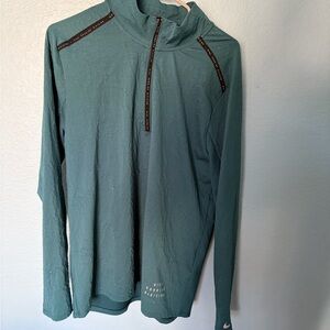 Nike Teal Dri-FIT Running quarter zip Top